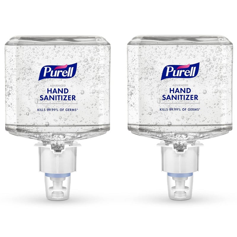 Purell Advanced Hand Sanitizer Gel, Refreshing Gel, 1200 mL Hand Sanitizer Refill for ES4 Manual Dispenser (Pack of 2) - 5063-02 - Image 1
